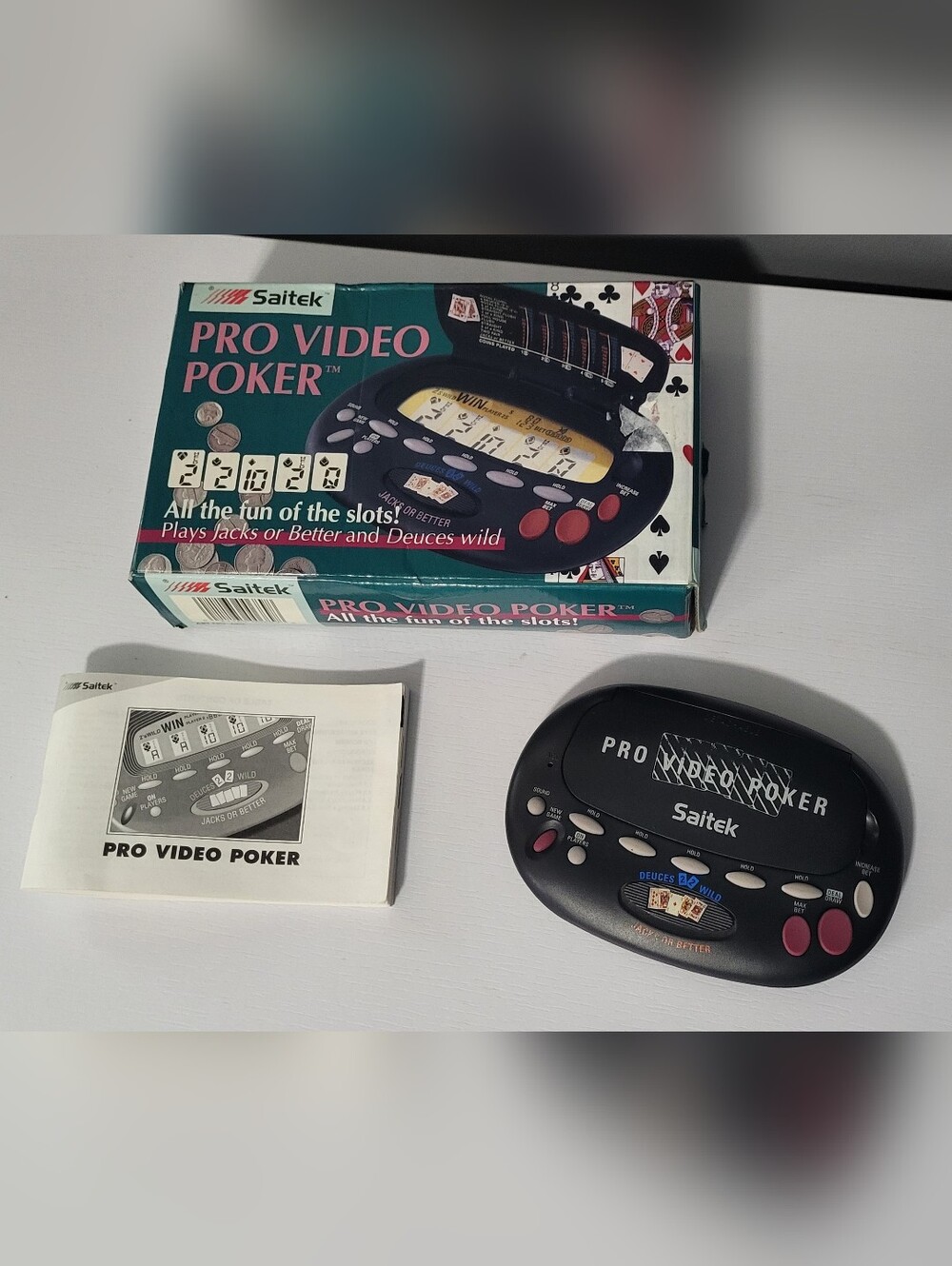 1994 Vntg. Pro Video Poker Portable Electronic Game